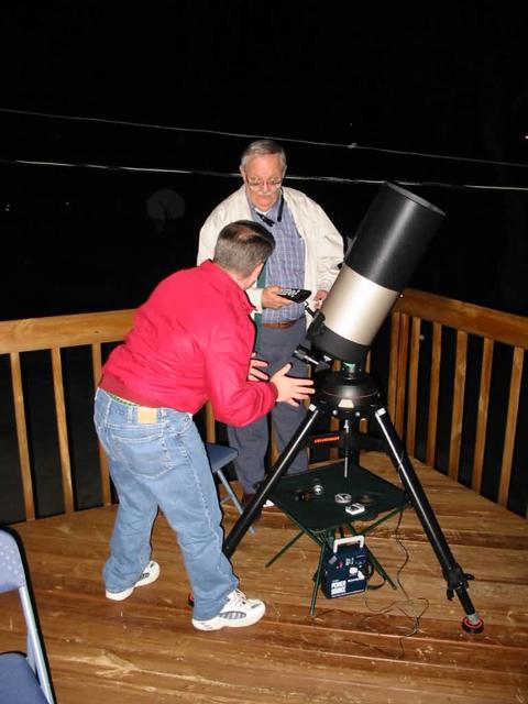 Jim and Jerry checking out the sky