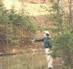 Jim fly fishing